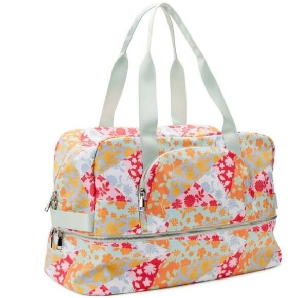 NWOT … OPALINE “Floral” Weekender / Duffle Bag - Picture 1 of 6